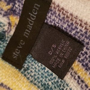 Steve Madden Multi-Color Square Scarf